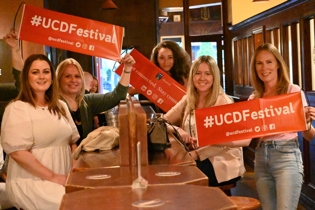 UCD alumni at an event in Toronto to celebrate UCD Festival 2022