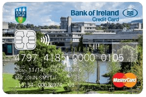 Bank of Ireland credit card for UCD alumni