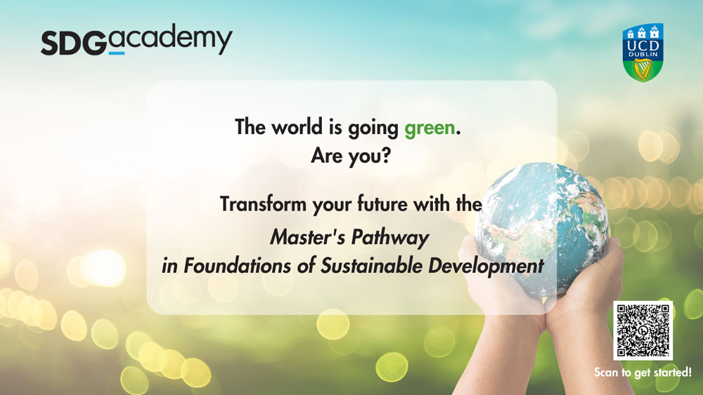 SDG Academy and University College Dublin launch new Master’s Pathway in Foundations of Sustainable Development