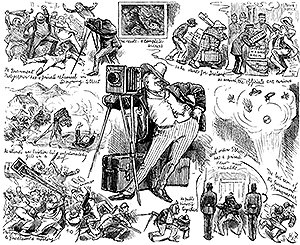 Image: 19th-century satirical cartoon