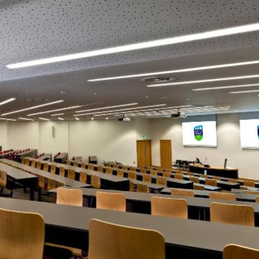 Auditorium at the OBrien Centre for Science