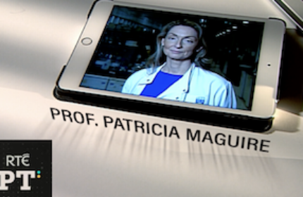 Prof Patricia Maguire on RTE Prime Time: "I really see AI transforming healthcare."