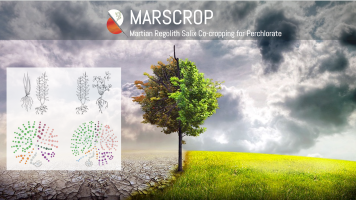 MARSCROP project logo showing a tree, half on Earth and half on Mars