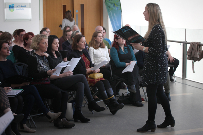 UCD Community Choir - singing