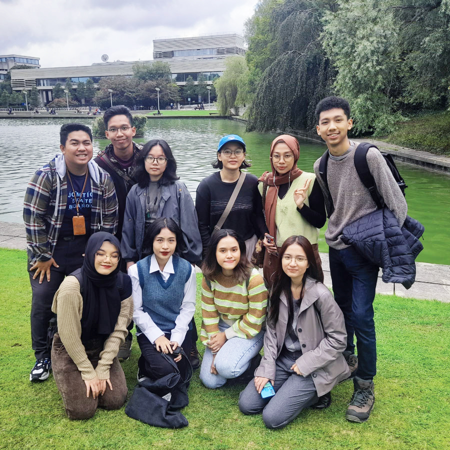 IISMA students - UCD campus tour
