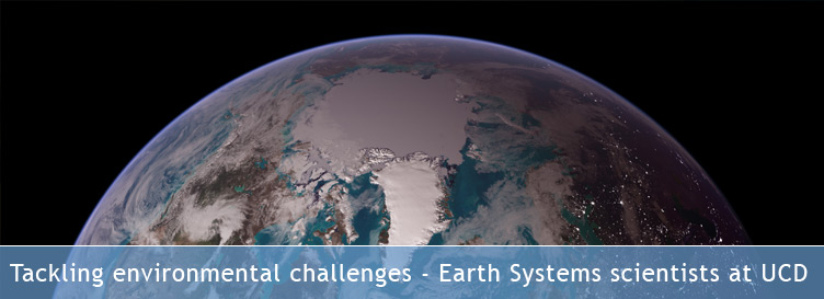Tackling environmental challenges  Earth Systems scientists at UCD - Image courtesy of NASA