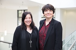 Associate Professor Crystal Fulton and Professor Orla Feely, UCD Vice-President for Research, Innovation and Impact
