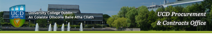 UCD Procurement and Contract Office - image courtesy of IT Services
