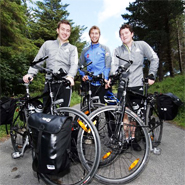 Irish students bike to Beijing for charity