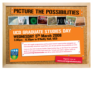 UCD Graduate Studies Opportunities Day