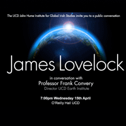James Lovelock gives public talk at UCD 