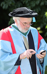 Chief Executive of Concern Worldwide, Tom Arnold after receiving his honorary degree from UCD