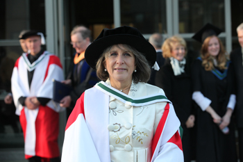 Irish-American novelist, Dr Mary Gordon who was awarded an honorary doctorate by UCD 