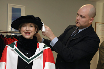 Journalist and broadcaster, DrOlivia O'Leary who was awarded an honorary doctorate by UCD