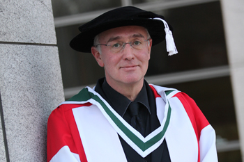 Irish Novelist, DrJoseph O'Connorwho was awarded an honorary doctorate by UCD 