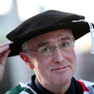 Irish Novelist, DrJoseph O'Connorwho was awarded an honorary doctorate by UCD 