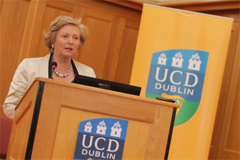 Pictured: The Minister for Children and Youth Affairs, Ms Frances Fitzgerald TD	