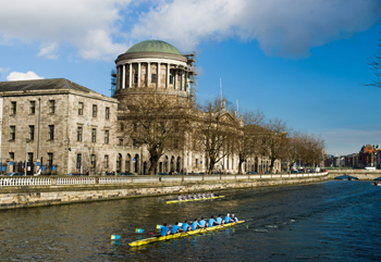 UCD and Trinity College Dublin Senior Men's in action in the Gannon Cup 