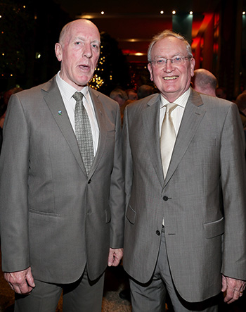 Pictured (l-r): Mr Brian Mullins, Director of UCD Sport, and Dr Art Cosgrove, former UCD President (1994 - 2004)