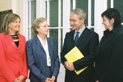 Prof. Bridgit Laffan, Prof. Carole Pateman, Dr. Hugh Brady and Prof. Attracta Ingram.