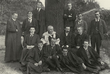 Joyce pictured with BA Degree class of 1902.