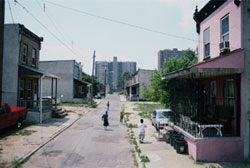 Camilo José Vergara photograph: Fern Street, Camden, N.J., 2004