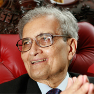 Nobel Prize Winning Economist Professor Amartya Sen at University College Dublin on July 14 2007