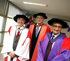 Actor Milo O'Shea; Classical Musician, Alfred Brendel; and Nobel Economist, Prof Amartya Sen honoured by UCD
