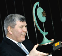 Luke Conroy, CEO, ChangingWorlds, winner of the DHL Exporter of the Year Award 2005