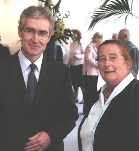 UCD President, Dr. Hugh Brady and Dr. Caroline Hussey