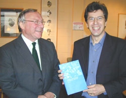 Dr. Stefan Auer pictured with Paul Gillespie.