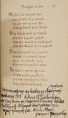 UCD Special Collections manuscript 2
