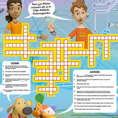 Science Apprentice crossword poster A2 & A3