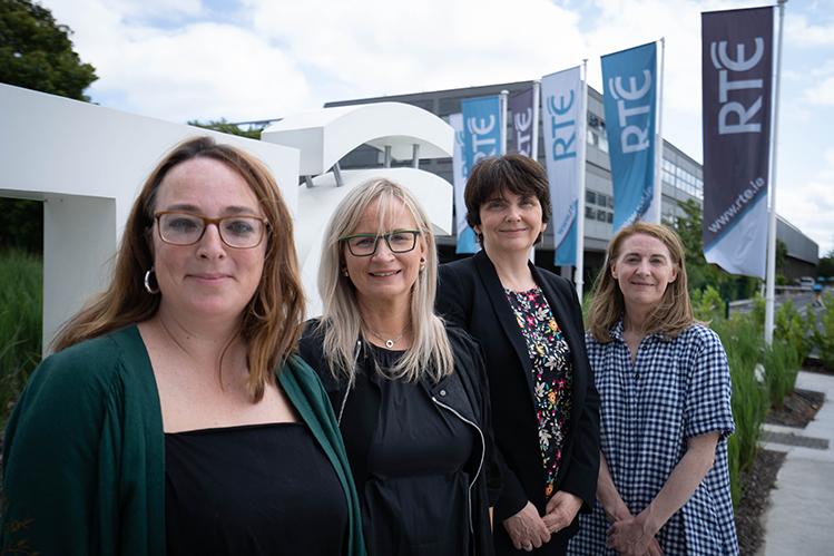 Pictured (L-R) at the launch of The RTÉ Radio 1 DAVIS NOW LECTURES 2019 in partnership with UCD : Architectural historian, Dr Ellen Rowley, UCD and consultant editor of the series; Director-General RTÉ, Dee Forbes; Professor Orla Feely, Vice-President for Research, Innovation & Impact, UCD; Series producer, RTÉ’s, Clíodhna Ní Anluain. 