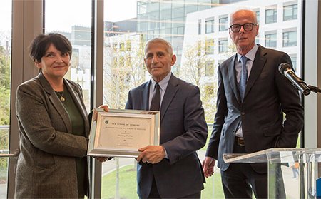 Dr Anthony Fauci awarded an Honorary Fellowship by UCD School of Medicine
