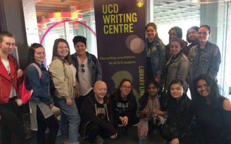Students at the UCD Writing Centre
