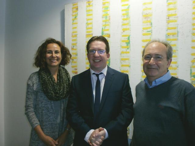 From left to right: Sandrine Jacobs (REA Project Officer), Dr Breandan Kennedy (3D-NET Coordinator) and Prof Nicolás Cuenca (external expert reviewer)