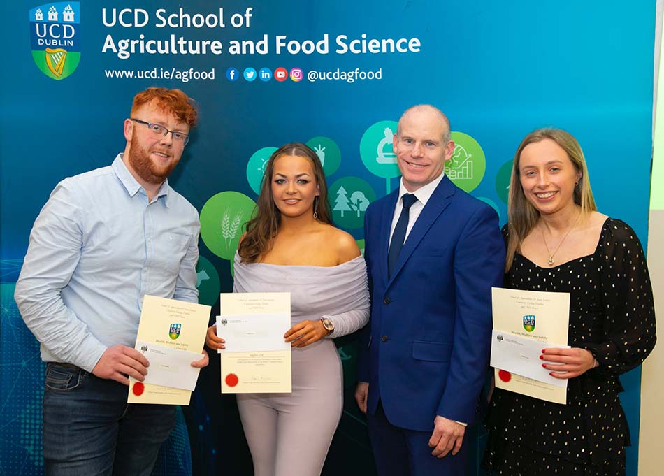 The FBD Awards for Health and Safety Winners, L-R James Dooley, Sophie Hill, Ciaran Roche from FBD Insurance, Sarah Cooke