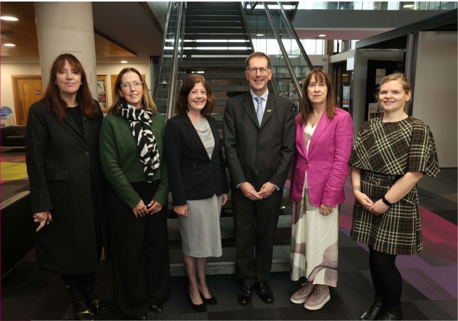 Group of people including Dr Bairbre Fleming and Dr Lisa Padden at Uni of Galway launch of Altitude Charter