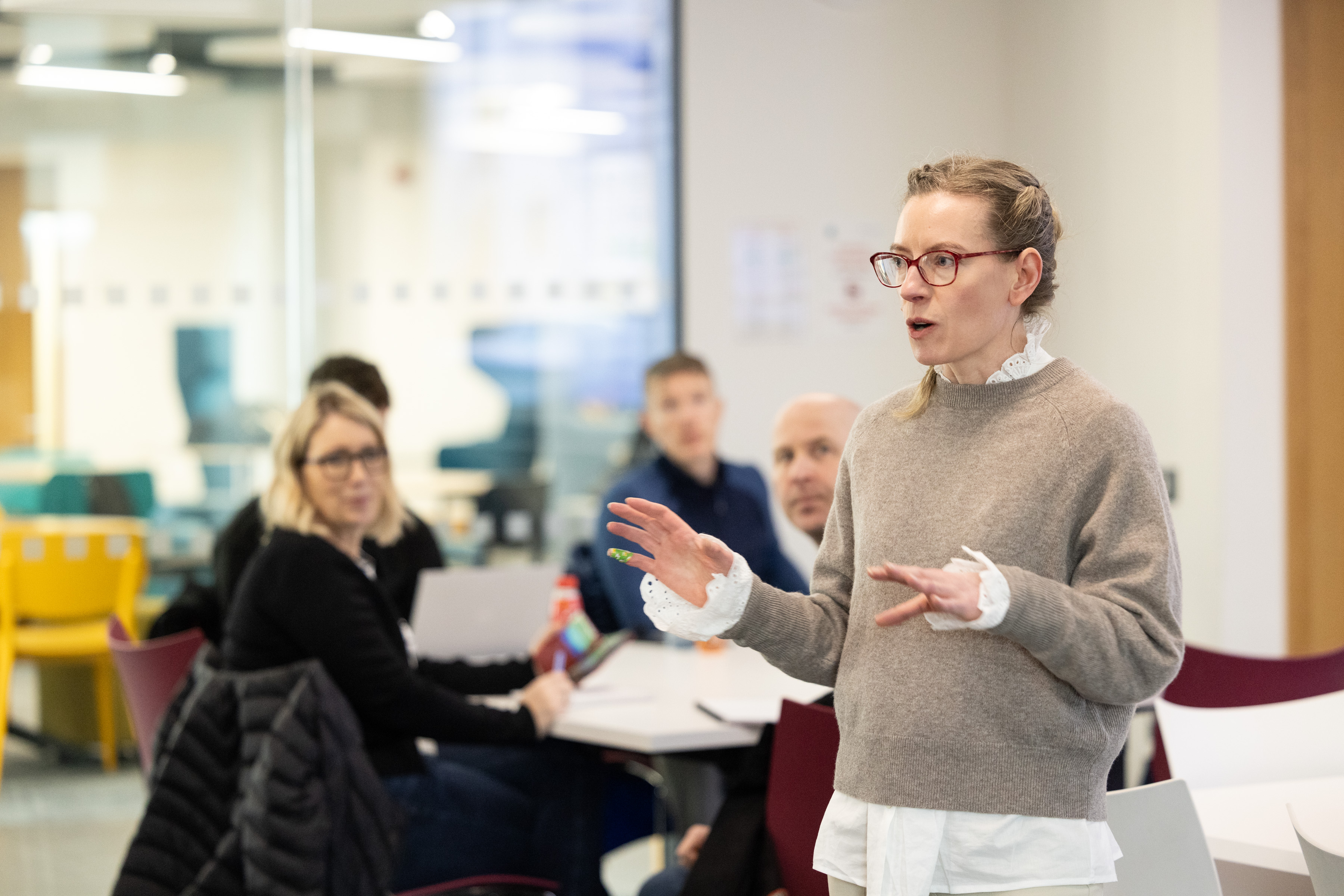 Kate Collins teaching