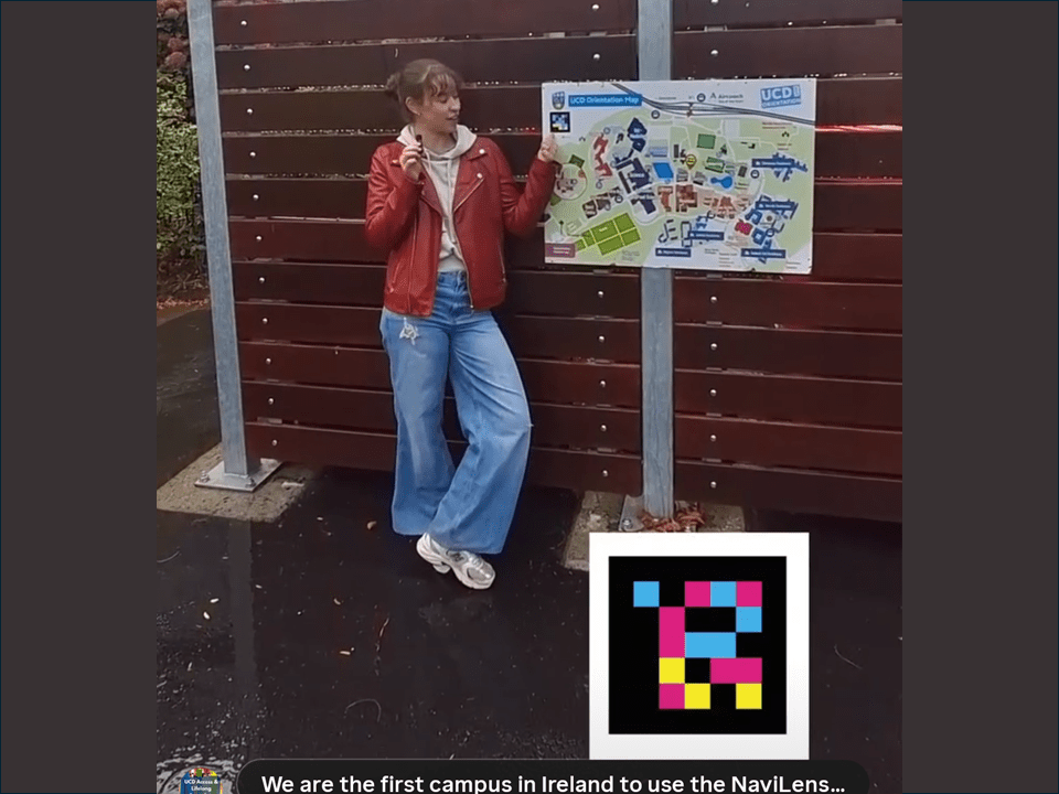 Navilens in use for UCD orientation