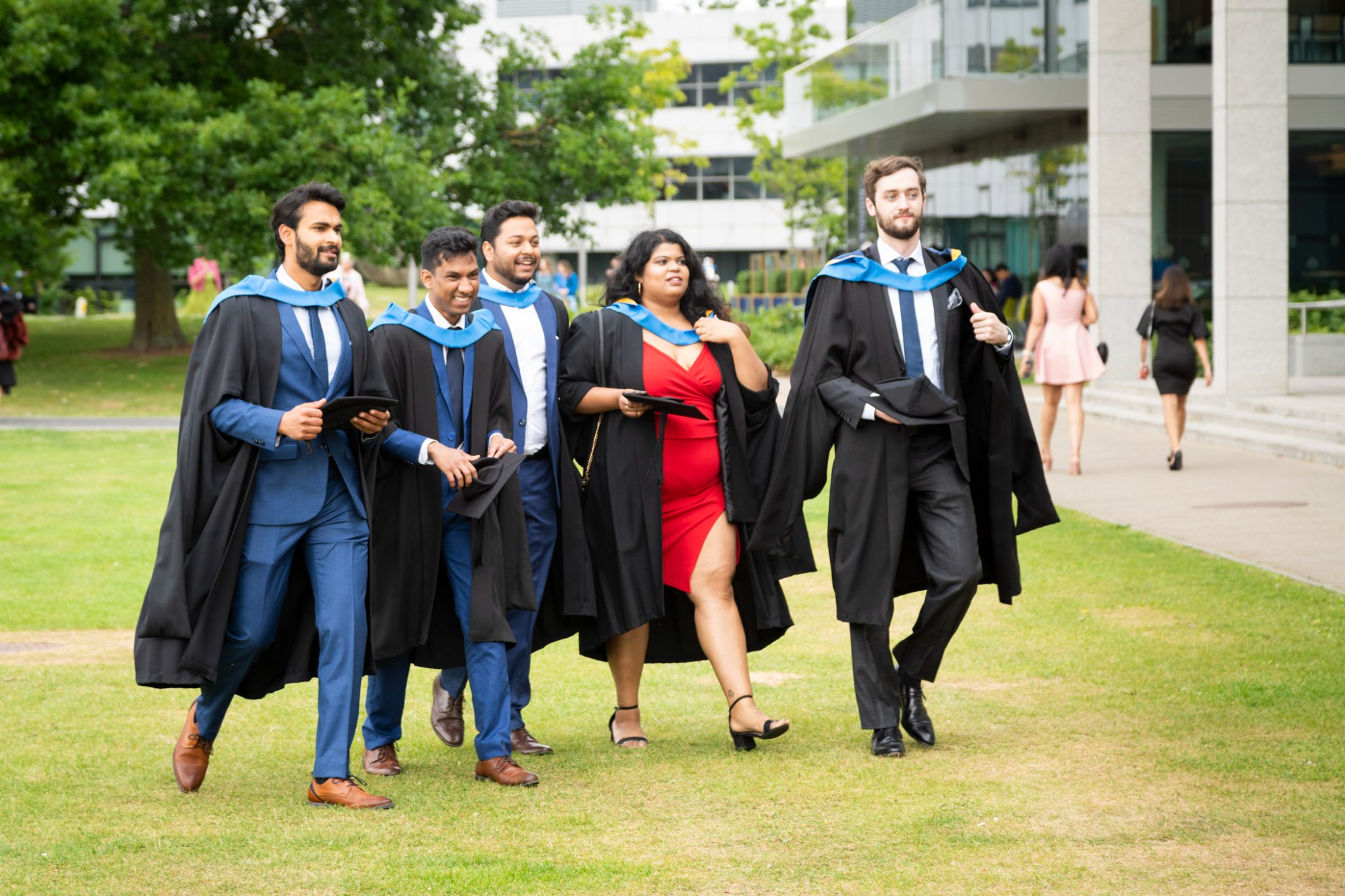 Graduates of the Class of 2020 celebrate the end of their university experience