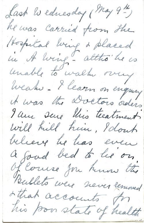 Letter from Mrs Marion K. O’Malley to Desmond Fitzgerald page 2