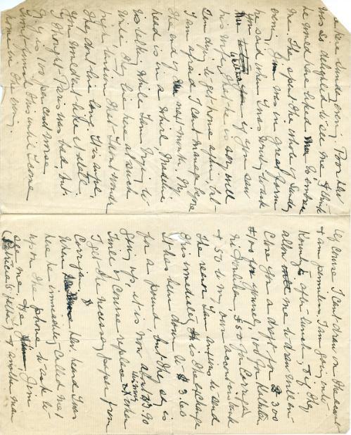 Letter from Nannie O'Rahilly to Anna O'Rahilly page 2