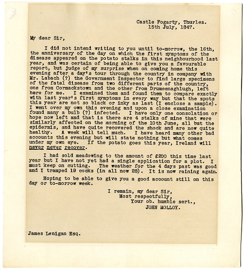 Letter to James Lenigan, page 4