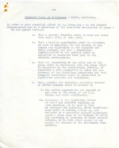 Proposed Terms of Settlement (7 May 1923) page 3