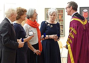 Photo of Paula Murphy & Nicola Figgis receiving the RHA Gold Medal