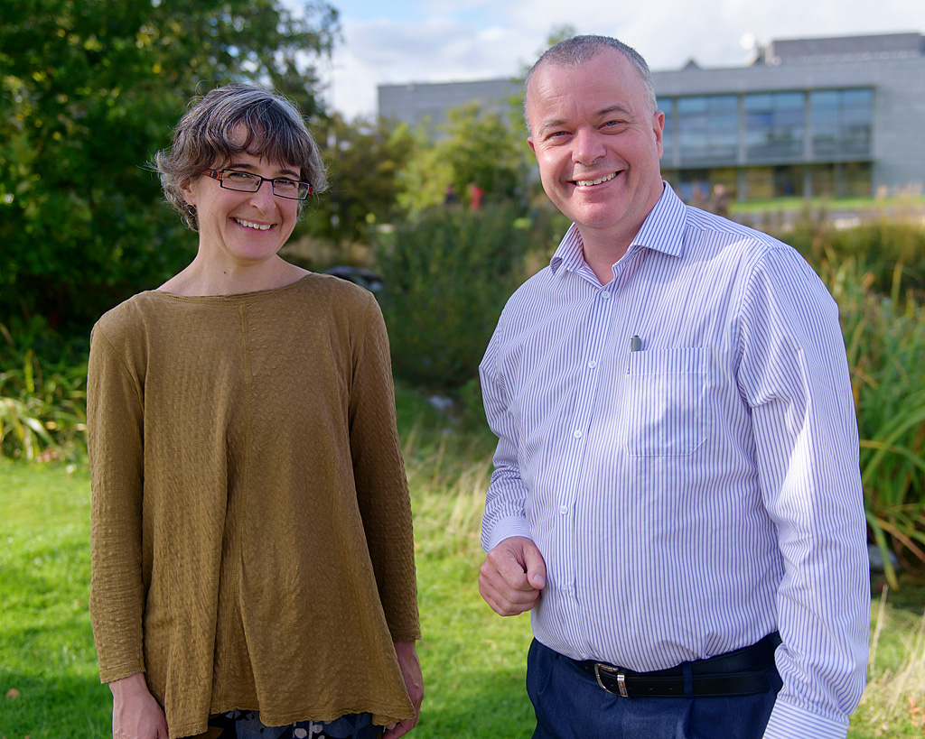 Pictured above: Professor Sarah Moss and Professor John Brannigan