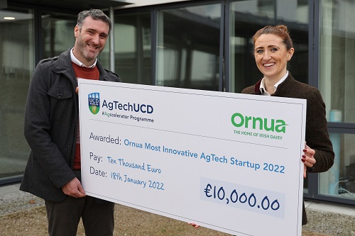 Prov-Eye wins the Ornua Most Innovative AgTech Start-up 2022 award in AgTechUCD’s inaugural Accelerator Programme