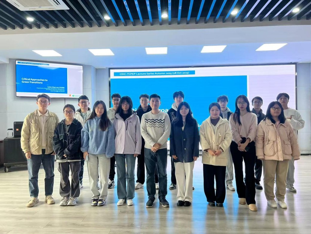 A group photo of Calvin Chung and Group 8